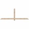 Ekena Millwork Eugene Smooth Timber Gable Bracket, Douglas Fir, 84"W x 31"H x 3 1/2"D x 3 1/2"F, 9/12 Pitch GBW084X31X0404EUG00SDF - alternate 1